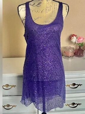 Victoria’s Secret Sequined Racerback Mini Dress 👗